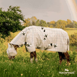 Masques anti-mouches Horseware Newmarket Charbon de bois witney Gris