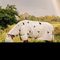 Masques anti-mouches Horseware Newmarket Charbon de bois witney Gris