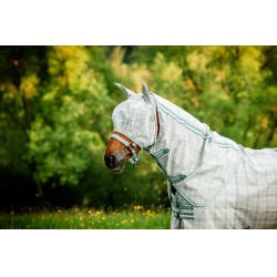 Masques anti-mouches Horseware Newmarket Charbon de bois witney Gris