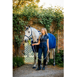 Pantalon Horseware Newmarket taille haute full seat Marine / marine Bleu