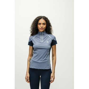 Polo 1/4 zip Horseware Stamina manches courtes Polo 1/4 zip Horseware Stamina manches courtes