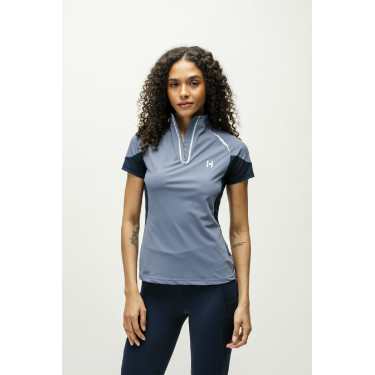 Polo 1/4 zip Horseware Stamina manches courtes Polo 1/4 zip Horseware Stamina manches courtes
