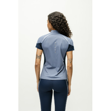 Polo 1/4 zip Horseware Stamina manches courtes Polo 1/4 zip Horseware Stamina manches courtes