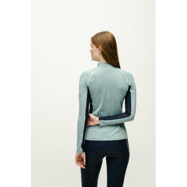 Polo 1/4 zip Horseware Stamina manches longues Polo 1/4 zip Horseware Stamina manches longues