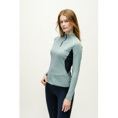 Polo 1/4 zip Horseware Stamina manches longues Polo 1/4 zip Horseware Stamina manches longues