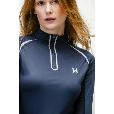 Polo 1/4 zip Horseware Stamina manches longues Polo 1/4 zip Horseware Stamina manches longues
