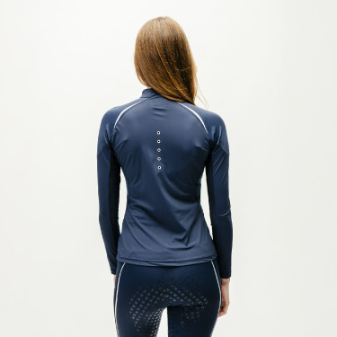 Polo 1/4 zip Horseware Stamina manches longues Polo 1/4 zip Horseware Stamina manches longues