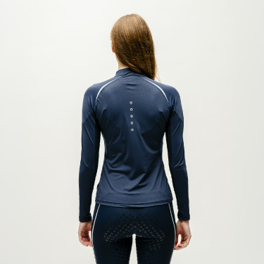 Polo 1/4 zip Horseware Stamina manches longues Polo 1/4 zip Horseware Stamina manches longues