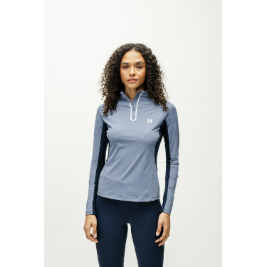 Polo 1/4 zip Horseware Stamina manches longues Polo 1/4 zip Horseware Stamina manches longues
