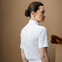 Polo de concours Horseware AA Elena manches courtes Blanc Polo de concours Horseware AA Elena manches courtes Blanc