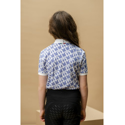 Polo Horseware AA Kids Zanara Bleu sicilien