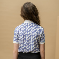 Polo Horseware AA Kids Zanara Bleu sicilien