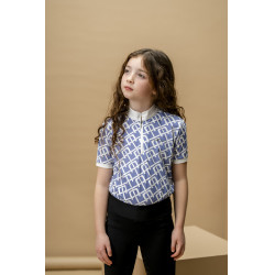 Polo Horseware AA Kids Zanara Bleu sicilien
