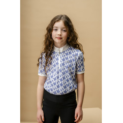 Polo Horseware AA Kids Zanara Bleu sicilien