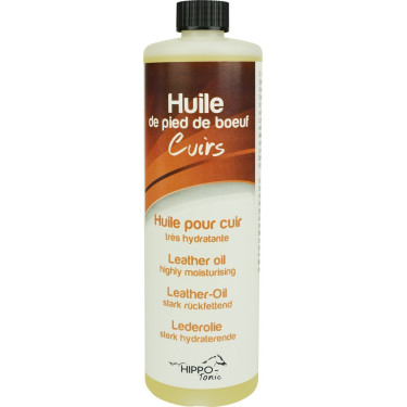Lotion pour cuir à base d'huile de pieds de boeuf véritable Hippo-Tonic Lotion pour cuir à base d'huile de pieds de boeuf véritable Hippo-Tonic