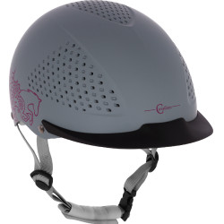 Casque d'équitation Covalliero Beauty 2.0 Gris