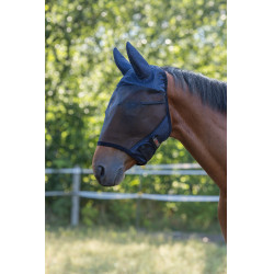 Masque anti-mouches Covalliero protection oreilles SuperFly Marine Bleu marine