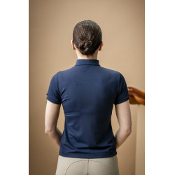 Polo Horseware AA Tech Quarter Gia Marine Bleu marine