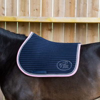 Tapis Jump'In Balthazar Marine / rose Bleu