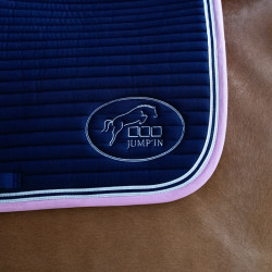 Tapis Jump'In Balthazar Marine / rose Bleu