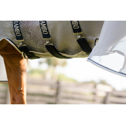 Chemise anti-mouches Horseware Rambo Protector Integrated Argent / marine Chemise anti-mouches Horseware Rambo Protector Integrated Argent / marine