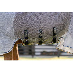 Chemise anti-mouches Horseware Rambo Protector Fieldsafe Argent / marine Chemise anti-mouches Horseware Rambo Protector Fieldsafe Argent / marine