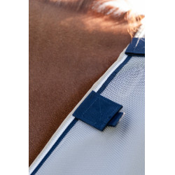 Chemise anti-mouches Horseware Rambo Protector Fieldsafe Argent / marine Chemise anti-mouches Horseware Rambo Protector Fieldsafe Argent / marine