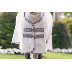 Chemise anti-mouches Horseware Amigo Bug Rug Pony Argent / gris titanium / argent Chemise anti-mouches Horseware Amigo Bug Rug Pony Argent / gris titanium / argent