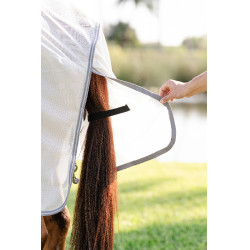 Chemise anti-mouches Horseware Amigo Bug Rug Pony Argent / gris titanium / argent Chemise anti-mouches Horseware Amigo Bug Rug Pony Argent / gris titanium / argent