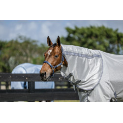 Chemise anti-mouches Horseware Amigo Bug Rug Plus Argent / gris titanium / argent