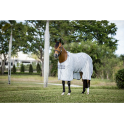 Chemise anti-mouches Horseware Amigo Bug Buster Argent / gris titanium / argent Chemise anti-mouches Horseware Amigo Bug Buster Argent / gris titanium / argent