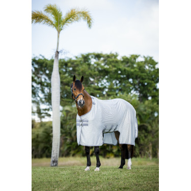Chemise anti-mouches Horseware Amigo Bug Buster Argent / gris titanium / argent Chemise anti-mouches Horseware Amigo Bug Buster Argent / gris titanium / argent
