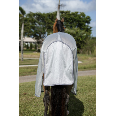 Chemise anti-mouches Horseware Amigo Bug Buster Argent / gris titanium / argent Chemise anti-mouches Horseware Amigo Bug Buster Argent / gris titanium / argent