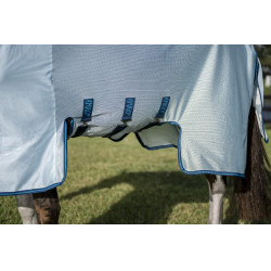 Chemise anti-mouches Horseware Amigo Bug Buster Bleu azure / marine / bleu électrique Chemise anti-mouches Horseware Amigo Bug Buster Bleu azure / marine / bleu électrique