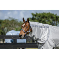 Chemise anti-mouches Horseware Amigo Bug Rug XL Plus Argent / gris titanium / argent Chemise anti-mouches Horseware Amigo Bug Rug XL Plus Argent / gris titanium / argent