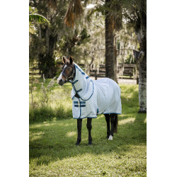 Chemise anti-mouches Horseware Amigo Bug Rug XL Plus Bleu azure / marine / bleu électrique Chemise anti-mouches Horseware Amigo Bug Rug XL Plus Bleu azure / marine / bleu électrique