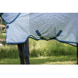 Chemise anti-mouches Horseware Amigo Bug Rug XL Plus Bleu azure / marine / bleu électrique Chemise anti-mouches Horseware Amigo Bug Rug XL Plus Bleu azure / marine / bleu électrique