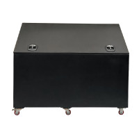 Bac à aliments en aluminium Grooming Deluxe by Kentucky sur roues Noir Bac à aliments en aluminium Grooming Deluxe by Kentucky sur roues Noir