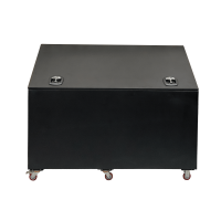 Bac à aliments en aluminium Grooming Deluxe by Kentucky sur roues Noir Bac à aliments en aluminium Grooming Deluxe by Kentucky sur roues Noir