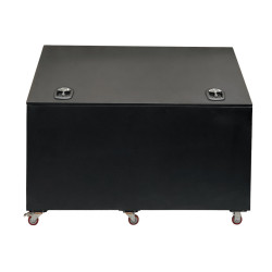 Bac à aliments en aluminium Grooming Deluxe by Kentucky sur roues Noir Bac à aliments en aluminium Grooming Deluxe by Kentucky sur roues Noir