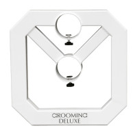 Cavaletti aluminium Square Grooming Deluxe by Kentucky par 2 Blanc