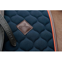 Tapis de selle Kentucky Onion quilt Leather Neon Marine Tapis de selle Kentucky Onion quilt Leather Neon Marine