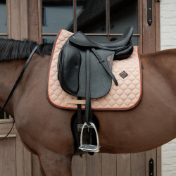 Tapis de selle Kentucky Onion quilt Leather Neon Beige