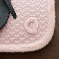 Tapis de selle Kentucky Plaited faux mouton Vieux rose