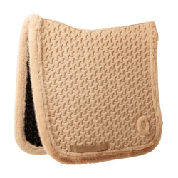 Tapis de selle Kentucky Plaited faux mouton Beige Tapis de selle Kentucky Plaited faux mouton Beige