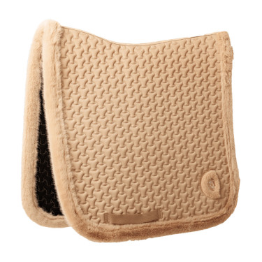 Tapis de selle Kentucky Plaited faux mouton Beige Tapis de selle Kentucky Plaited faux mouton Beige
