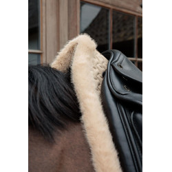 Tapis de selle Kentucky Plaited faux mouton Beige