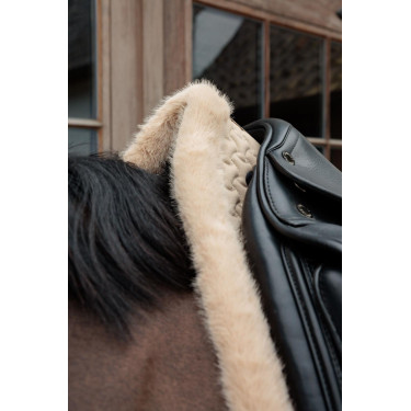 Tapis de selle Kentucky Plaited faux mouton Tapis de selle Kentucky Plaited faux mouton