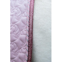 Tapis de selle Kentucky Tête de Licorne Pailleté Rose pâle Tapis de selle Kentucky Tête de Licorne Pailleté Rose pâle