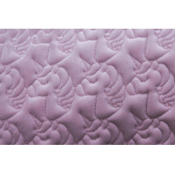 Tapis de selle Kentucky Tête de Licorne Pailleté Rose pâle